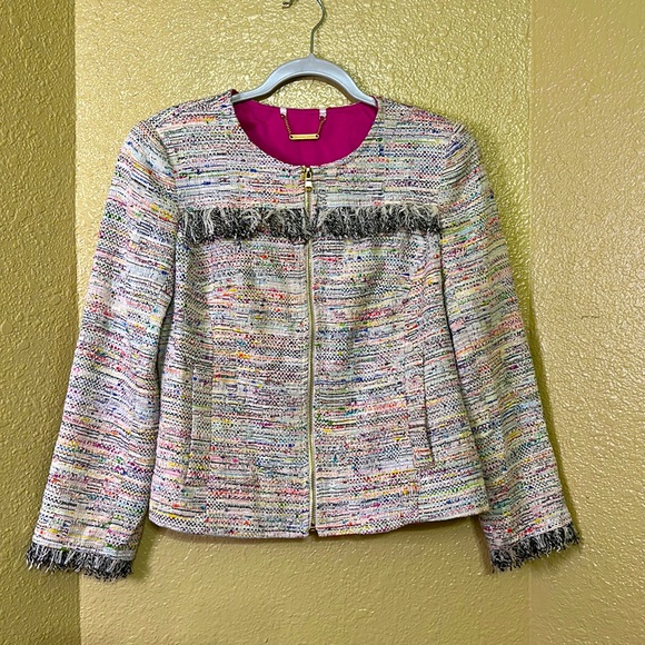 Trina Turk tweed jacket - Picture 1 of 8